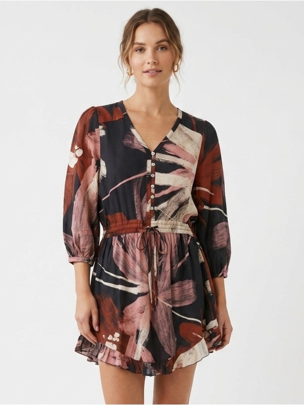 Jackson Rowe Evie Dress in Juno Print Size Small
